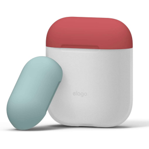 Чохол Elago Duo Case для AirPods Blue/Italian Rose/Coral Blue (EAPDO-LUBL-IROCBL) ТОП в Одесі