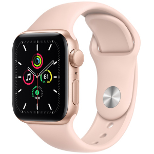 Смарт-часы Apple Watch SE GPS 40mm Gold Aluminum Case with Pink Sand Band (MYDN2UL/A) ТОП в Одесі