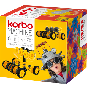 Набір для творчого конструювання Korbo Machine 61 деталь (5906395455331) надійний