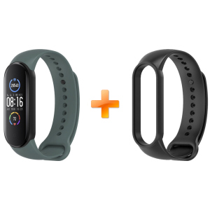 Xiaomi Mi Band 5 MiJobs Dual Color Crow Green/Black (MJ5-DSS019CGB) ТОП в Одессе