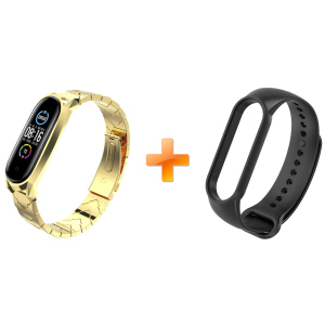 Xiaomi Mi Band 5 MiJobs Metal V-shape Gold (MJ5-VMS005G) ТОП в Одесі