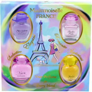 Набір мініатюр парфумерної води Charrier Parfums Mademoiselle France (3442070444112) ТОП в Одесі