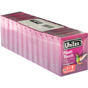 Презервативы Unitex Flash Touch 48 шт (12 упаковок по 4 шт ) (798190041155) в Одессе