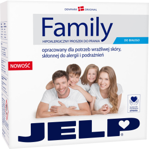купити Гіпоалергенний пральний порошок JELP Family для білої білизни 2.24 кг (5713183900290)