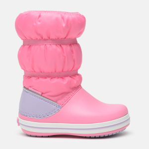 Сапоги Crocs Crocband Winter Puff Boot Kids 206550-C7 24 Pink Lemonade/Lavender (191448590564) надійний