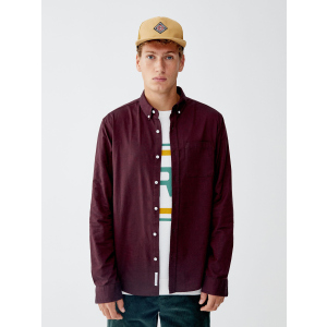 Рубашка Pull & Bear 9471/507/606-ACUK S Бордовая (DD3000002809318_09471507606025) рейтинг