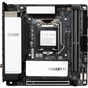 Материнская плата Gigabyte Z590I Vision D (s1200, Intel Z590, PCI-Ex16) в Одессе