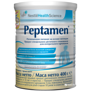 Упаковка дитячої суміші Nestle Peptamen з 10 років 400 г х 12 шт (7613035496330) надійний