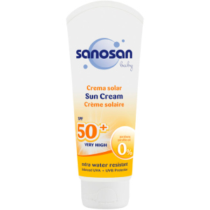 Дитячий сонцезахисний крем Sanosan Baby SPF 50 75 мл (4003583197682) в Одесі