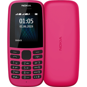 Мобільний телефон Nokia 105 TA-1203 Single Sim 2019 Pink ТОП в Одесі