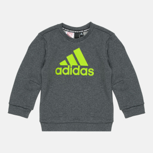 Світшот дитячий Adidas Must Haves Crew FP8935 110 см Dark Grey Heather (4062049186585) ТОП в Одесі