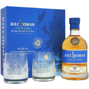 Віскі Kilchoman Machir Bay 0.7 л 46% + 2 келихи (5060210702489) краща модель в Одесі