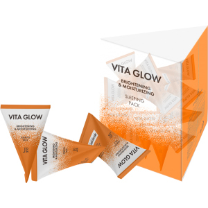 Маска для лица J:ON Витамины Vita Glow Brightening&Moisturizing Sleeping Pack 20 шт x 5 г (8802929006796) в Одессе