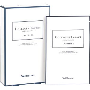 Тканевая маска для лица Wellderma Увлажнение Collagen Impact Essential Mask Sapphire 10 шт x 25 мл (8809502180355)