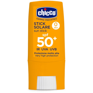 Сонцезахисний стик Chicco 50 SPF 9 г (09677.00) (8058664133413) в Одесі