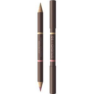 Лифтинговый двусторонний карандаш для бровей Studio 10 Brow Lift Perfecting Liner 01 Brown 1.38 г (5060377060071) надежный