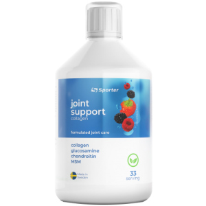 Комплекс глюкозамина, хондроитина и МСМ с добавлением коллагена Sporter Joint Support Collagen 500 мл Berry (4820249720127)