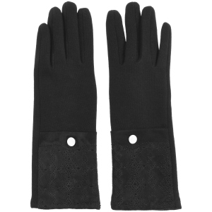 Женские перчатки на плюше Sergio Torri 7-002/1 6-7.5 Черные (2000000012742) в Одессе