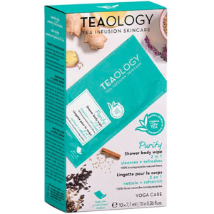 Освежающие влажные салфетки для тела Teaology Yoga care 1 шт (8050148502418) лучшая модель в Одессе