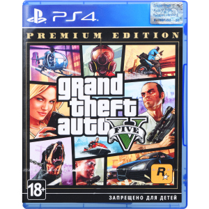 Гра Grand Theft Auto V Premium Edition для PS4 (Blu-ray диск, Російський subtitles) в Одесі