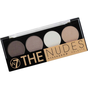 Тіні для повік W7 The Nudes Eyeshadow Palette палетка 4 кольори chocolate brown sandy beige 8.5 г (5060294392231) надійний