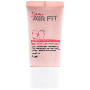 Сонцезахисний тонуючий крем A'pieu Super Air Fit Mild Tinted Sunscreen SPF50+ PA+++ 50 мл (8809643530538) в Одесі