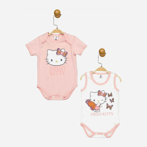 Боді Cimpa Hello Kitty HK17476 80-86 см 2 шт Біло-рожеве (8691109893796) ТОП в Одесі