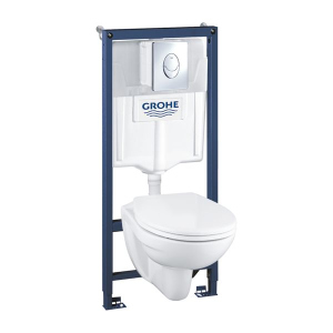 Інсталяція з унітазом Grohe Solido Compact комплект 4 в 1 39400000