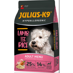 Сухий гіпоалергенний корм для дорослих собак вищої якості Julius-K9 LAMB and RICE Adult З ягнятком та рисом 12 кг (5998274312590) ТОП в Одесі