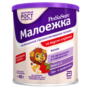 Сухая смесь PediaSure Малоежка со вкусом клубники 400 г (8710428016010) в Одессе