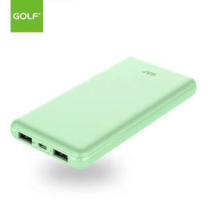 хорошая модель Портативная Универсальная батарея Power bank GOLF G56 10000mAh Голубой