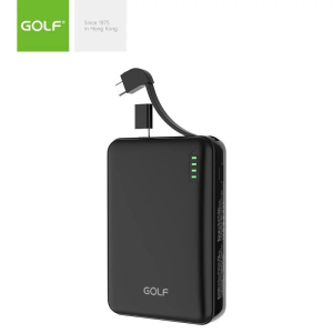 Портативная Универсальная батарея Power bank GOLF G73 10000mAh Черный ТОП в Одессе