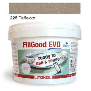 Поліуретанова затирка Litokol FillGood EVO 225 (Табакко) 5кг.