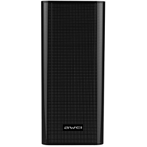 Портативна батарея 12000 mAh AWEI P77K Power Bank Li-Polimer Black в Одесі