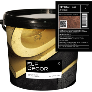 Декоративний віск Elf Decor Special Wax 1л Bronze (mba1d122w) ТОП в Одесі