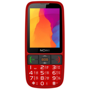 Мобільний телефон Nomi i281+ Dual Sim Red краща модель в Одесі