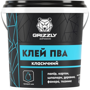 Клей ПВА Класичний Grizzly 10 кг (4823048028395) ТОП в Одесі