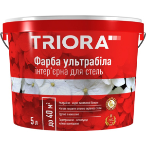 Краска ультрабелая интерьерная TRIORA 10 л Белая (4823048022072)