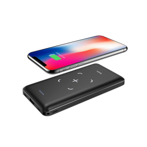 купить Powerbank Hoco 10000mAh с беспроводной зарядкой для iPhone/Android