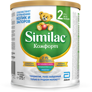 Сухая молочная смесь Similac Комфорт 2 375 г (8427030006840) надежный