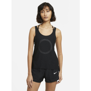 Майка Nike W Nk Icon Clash Miler Tank CZ9604-010 S Черная (194957227563) лучшая модель в Одессе