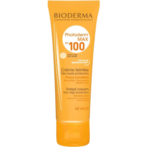 Сонцезахисний тональний крем Bioderma Photoderm Max SPF 100 Tinted Cream Light Colour 40 мл (3401353789500) в Одесі