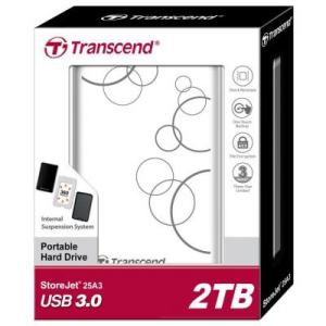 Зовнішній жорсткий диск 2.5" 2TB Transcend (TS2TSJ25A3W)