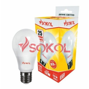 Набор 10 шт. LED лампа SOKOL A65 12.0W 220В E27 4100К лучшая модель в Одессе