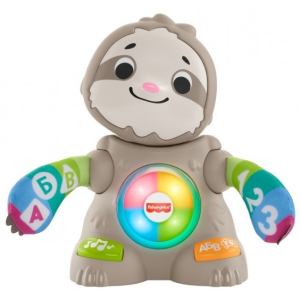 Интерактивная игрушка Fisher-Price Linkimals Танцующий ленивец (укр) (GXR58) (0887961961164)