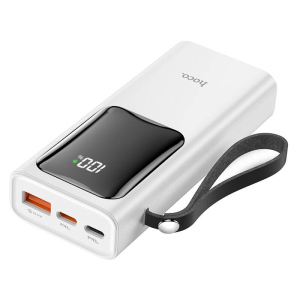 Павербанк Hoco Power Bank 10000mAh Quick Charge J41 Pro|1USB/Type-C/Lightning, PD/QC, 22.5W, 3A| white в Одессе