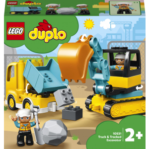 Конструктор LEGO DUPLO Town Вантажівка та гусеничний екскаватор 20 деталей (10931) в Одесі