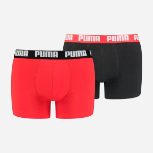 Труси-шорти Puma Basic Boxer 2P 90682309 XL 2 шт Red-Black (8718824609805) ТОП в Одесі