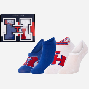 Набір шкарпеток Tommy Hilfiger Unisex Sneaker Giftbox 392004001-470 43-46 4 пари (8718824653433) ТОП в Одесі