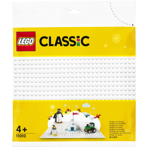 Конструктор LEGO Classic Біла базова пластина 1 деталь (11010) краща модель в Одесі